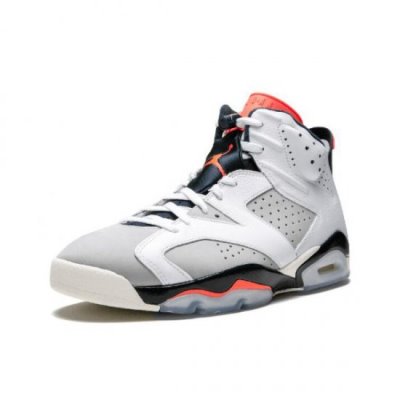 Nike Air Jordan 6 Beyaz / Kırmızı / Gri Basketbol Ayakkabısı Türkiye - L4QOI6EL